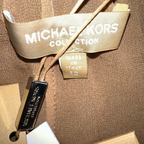 NWT MICHAEL KORS COLLECTION Beaded one shoulder party dress black AUTHENTIC NEW - Picture 13 of 16